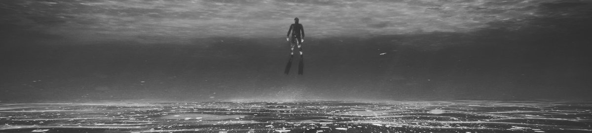 An artsy underwater picture of me while apnea diving.